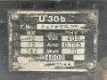 Umformer U.30 b der Wehrmacht. Baujahr 1944. Neuzeitlich lackiert, Funktion nicht geprüft