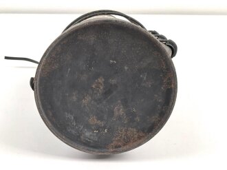 Laterne "Feuerhand Nr. 20" Ungereinigt, Originallack, Höhe ohne Griff etwa 38cm. Eigenmächtig elektrifiziert, sicherlich leicht rückbaubar