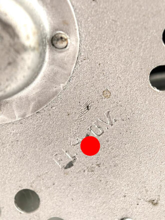 Luftwaffe Unterkunftslaterne aus Aluminium datiert 1941, ungereinigtes Stück