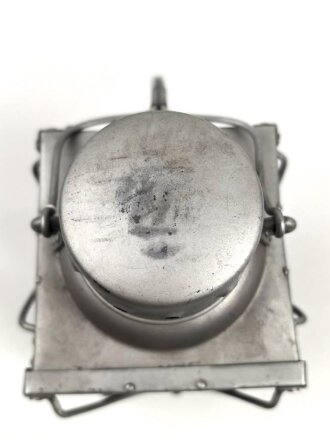 Luftwaffe Unterkunftslaterne aus Aluminium datiert 1941, ungereinigtes Stück