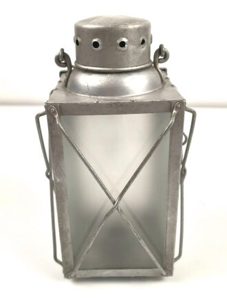 Luftwaffe Unterkunftslaterne aus Aluminium datiert 1939, ungereinigtes Stück