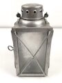 Luftwaffe Unterkunftslaterne aus Aluminium datiert 1939, ungereinigtes Stück