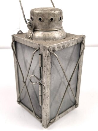 Luftwaffe Unterkunftslaterne aus Aluminium datiert 1938,...