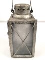 Luftwaffe Unterkunftslaterne aus Aluminium datiert 1938, ungereinigtes Stück