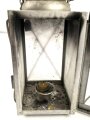 Luftwaffe Unterkunftslaterne aus Aluminium datiert 1939, ungereinigtes Stück