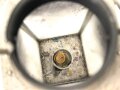 Luftwaffe Unterkunftslaterne aus Aluminium datiert 1939, ungereinigtes Stück