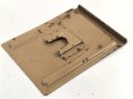 Abblendeinschub seitlich zur Einheitslaterne Stahl Wehrmacht. Ungereinigt. Originallack