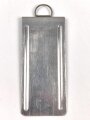 Abblendeinschub seitlich zur Einheitslaterne aus Preßmasse der  Wehrmacht. Ungereinigt, Aluminium