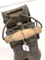 Einheitslaterne der Reichswehr aus Messing. Datiert 1936.  Unvollständig, nicht gereinigt.
