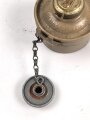 Ölbrandeinsatz zur Einheitslaterne Stahl Wehrmacht. Ungereinigt.Originallack