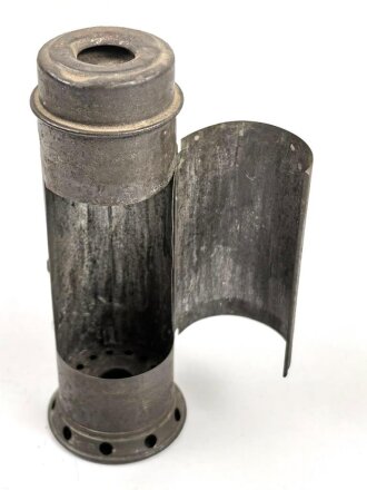 1.Weltkrieg,  einfache Blechlaterne ohne Bezeichnung, Gesamthöhe 18cm