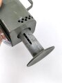 Eisenblechlaterne ohne Bezeichnung. Alter und Herkunft unbekannt, Gesamthöhe 22,5cm