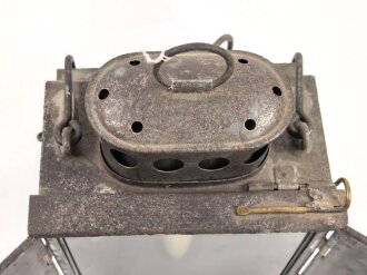 1.Weltkrieg,  Blendlaterne 07/12  aus Eisenblech. Gereinigtes Stück