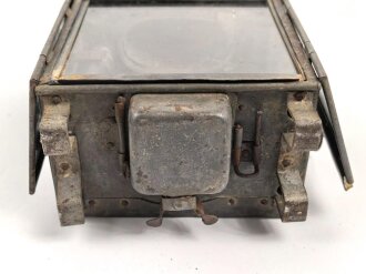 1.Weltkrieg,  Blendlaterne 07/12  aus Eisenblech. Ungereinigtes Stück