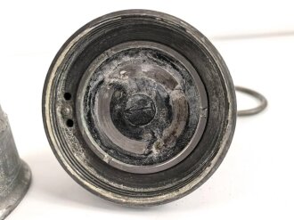 Luftwaffe Hinderniskennzeichnung , Panzerhandlampe Fl 56211. Ungereinigtes Stück, KEIN VERSAND NACH ÜBERSEE