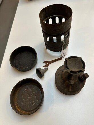 Benzinkocher Juwel 33, ungereinigt, gebraucht, Originallack, Funktion nicht geprüft