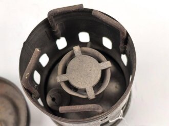 Benzinkocher Wiktorin H42 des Lampenherstellers Wiktorin aus Österreich, ungereinigt, gebraucht, Originallack, Funktion nicht geprüft