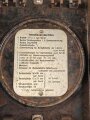 Zubehörkasten für die Einheitslaterne Preßstoff der Wehrmacht. Ungereinigtes Stück