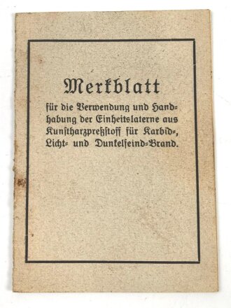 Merkblatt für die Verwendung und Handhabung der...