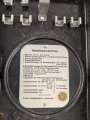 Zubehörkasten zur Einheitslaterne aus Preßmasse der Wehrmacht. Ungereinigtes Stück
