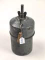 Karbidlampe UG 2150 ( Einheitslampe) der Wehrmacht. Originallack, Reichsbetriebsnummer am Boden