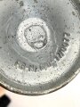 Karbidlampe UG 2150 ( Einheitslampe) der Wehrmacht. Originallack, Reichsbetriebsnummer am Boden