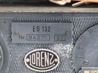 Lorenz Empfänger EO132 datiert 1937. Gehäuse...
