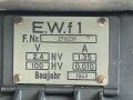 Empfänger-Wechselrichter E.W.f1 der Wehrmacht. Stromversorgung für den Empfänger des Funkgeräts 15. W.S.E.b. Originallack, datiert 1943, ungereinigtes Stück