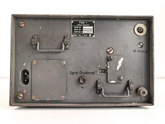 Luftwaffe, Telefunken Einflugzeichen Sender "FAS 1" Ln 25630. Höchstwahrscheinlich von 1939. Originallack, Funktion nicht geprüft
