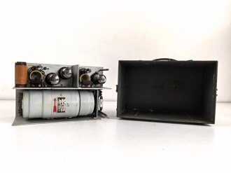 Luftwaffe, Telefunken Einflugzeichen Sender "FAS 1" Ln 25630. Höchstwahrscheinlich von 1939. Originallack, Funktion nicht geprüft