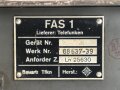 Luftwaffe, Telefunken Einflugzeichen Sender "FAS 1" Ln 25630. Höchstwahrscheinlich von 1939. Originallack, Funktion nicht geprüft