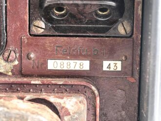 Feldfunkgerät Feldfu.b1, datiert 1943. Gehäuse...