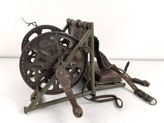 Rückentrage für schweres Feldkabel der...