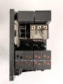 Luftwaffe, Telefunken Einflugzeichen Empfänger "AE 1093"  mit zugehörigem Umformer. Jeweils original lackiert, beide Geräte mit Deckel