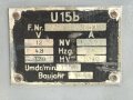 Umformer U 15b datiert 1944. Überlackiertes Stück, Funktion nicht geprüft