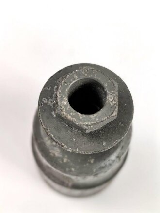 Neun poliger Stecker für 15 Watt SenderEmpfänger der Wehrmacht. Leichtmetall, Originallack