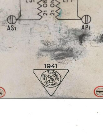 Schnurloser Überträger Wehrmacht datiert 1941, Gebraucht, Funktion ncht geprüft