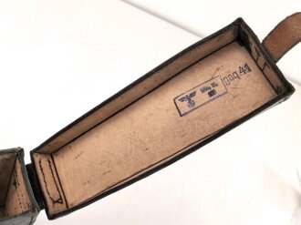 Tasche für schnurloser Überträger Wehrmacht datiert 1941, Gebraucht, ungereinigt
