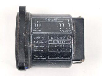 Luftwaffe elektrischer Voratsanzeiger Fl 20723, Baumuster...