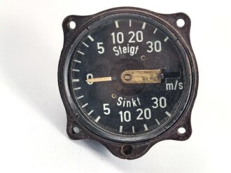 Luftwaffe,  Variometer Fl 22386. Restaurierter Bodenfund