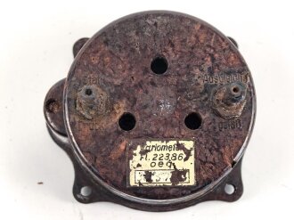Luftwaffe,  Variometer Fl 22386. Restaurierter Bodenfund