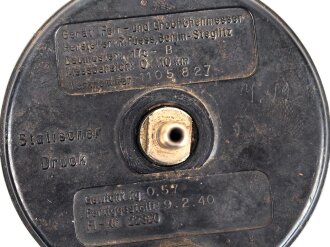 Luftwaffe Höhenmesser Fl 22320, Ausführung 1940, Funktion nicht geprüft