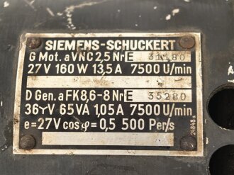 Luftwaffe, Siemens Schuckert G.Mot 7500 U/min....