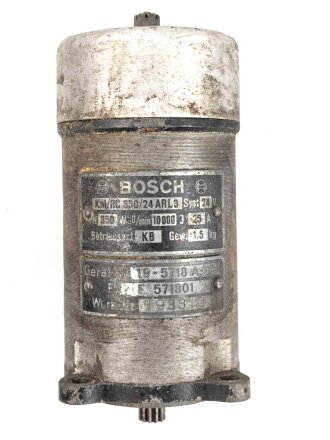 Luftwaffe, Elektromotor Bosch, Gerät Nummer 19-5718...