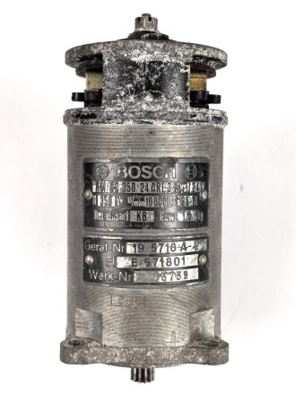 Luftwaffe, Elektromotor Bosch, Gerät Nummer 19-5718...