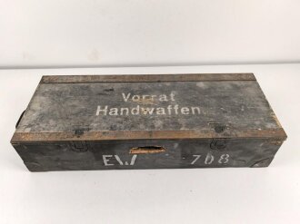 "Vorrat Handwaffen" Transportkasten Wehrmacht,...