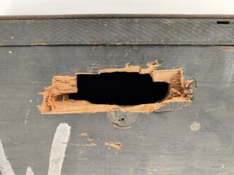 "Vorrat Handwaffen" Transportkasten Wehrmacht, ungereinigtes Stück