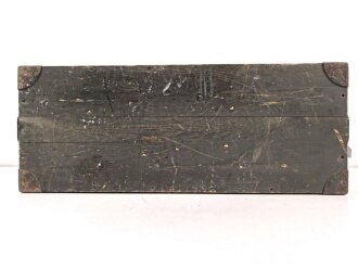 "Vorrat Handwaffen" Transportkasten Wehrmacht, ungereinigtes Stück