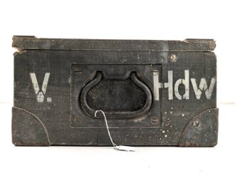 "Vorrat Handwaffen" Transportkasten Wehrmacht, ungereinigtes Stück