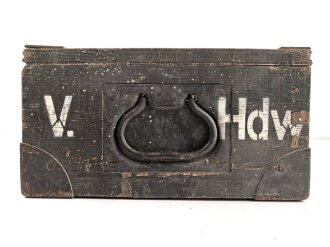 "Vorrat Handwaffen" Transportkasten Wehrmacht, ungereinigtes Stück